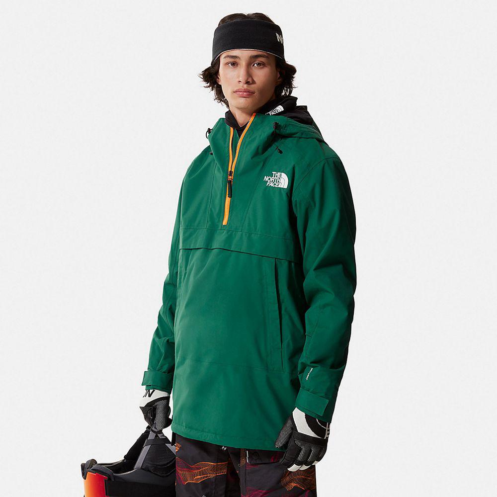 The North Face Silvani Anorak Ανδρικα Μπουφάν Για Σκι - Πρασινο (EYCL45329)